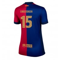 Camiseta Barcelona Andreas Christensen #15 Primera Equipación Replica 2024-25 para mujer mangas cortas